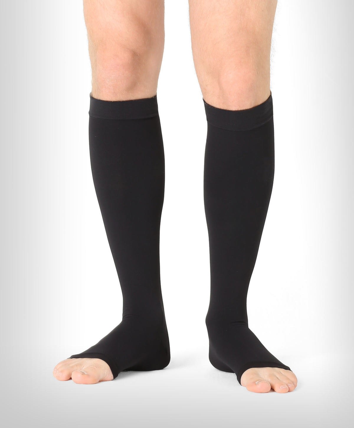 Lääkinnälliset kompressiosukat SOFT, Luokka 2 (23-32 mmHg), avoin kärki