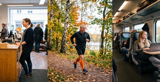 Hoitosukat arjessa - apua väsyneisiin ja turvonneisiin jalkoihin