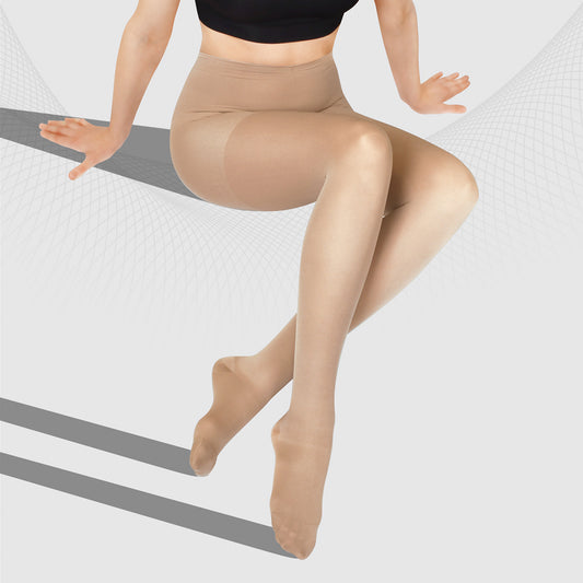 Naisten lääkinnälliset kompressiosukkahousut luokka 1 (18-21 mmHg), suljettu kärki, SOFT