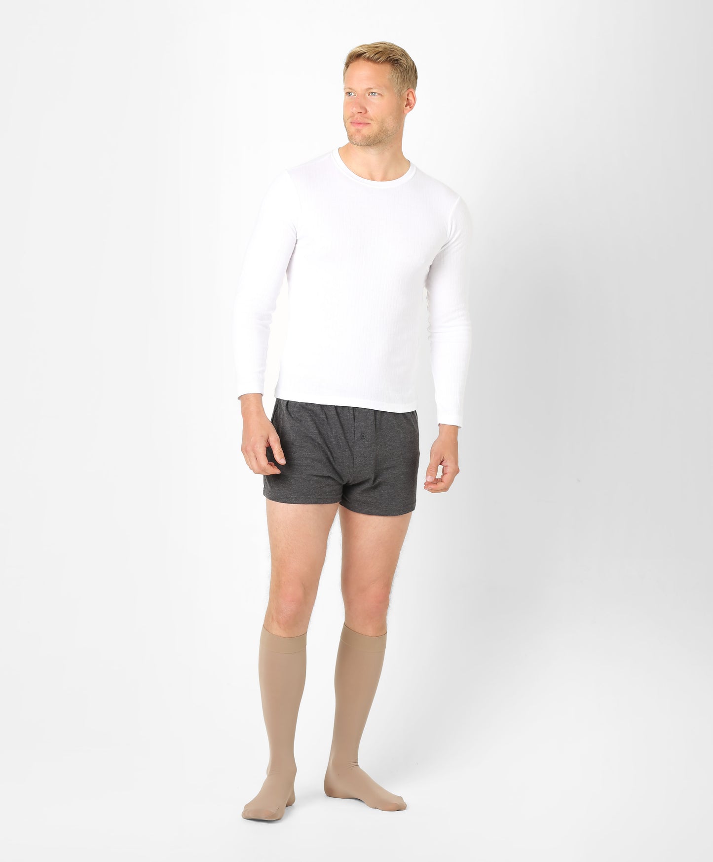 Lääkinnälliset kompressiosukat luokka 2 (23-32 mmHg), unisex, suljettu kärki, SOFT
