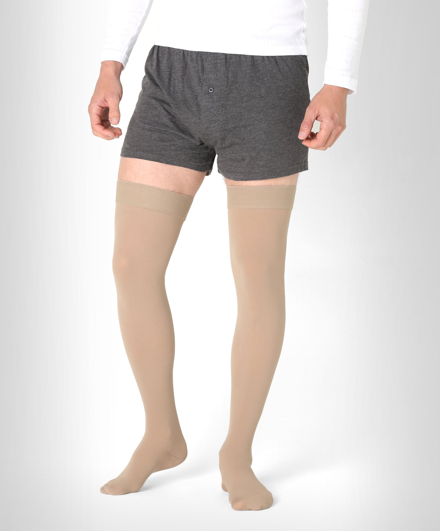 Lääkinnälliset reisipituiset kompressiosukat luokka 2 (23-32 mmHg), unisex, suljettu kärki, SOFT