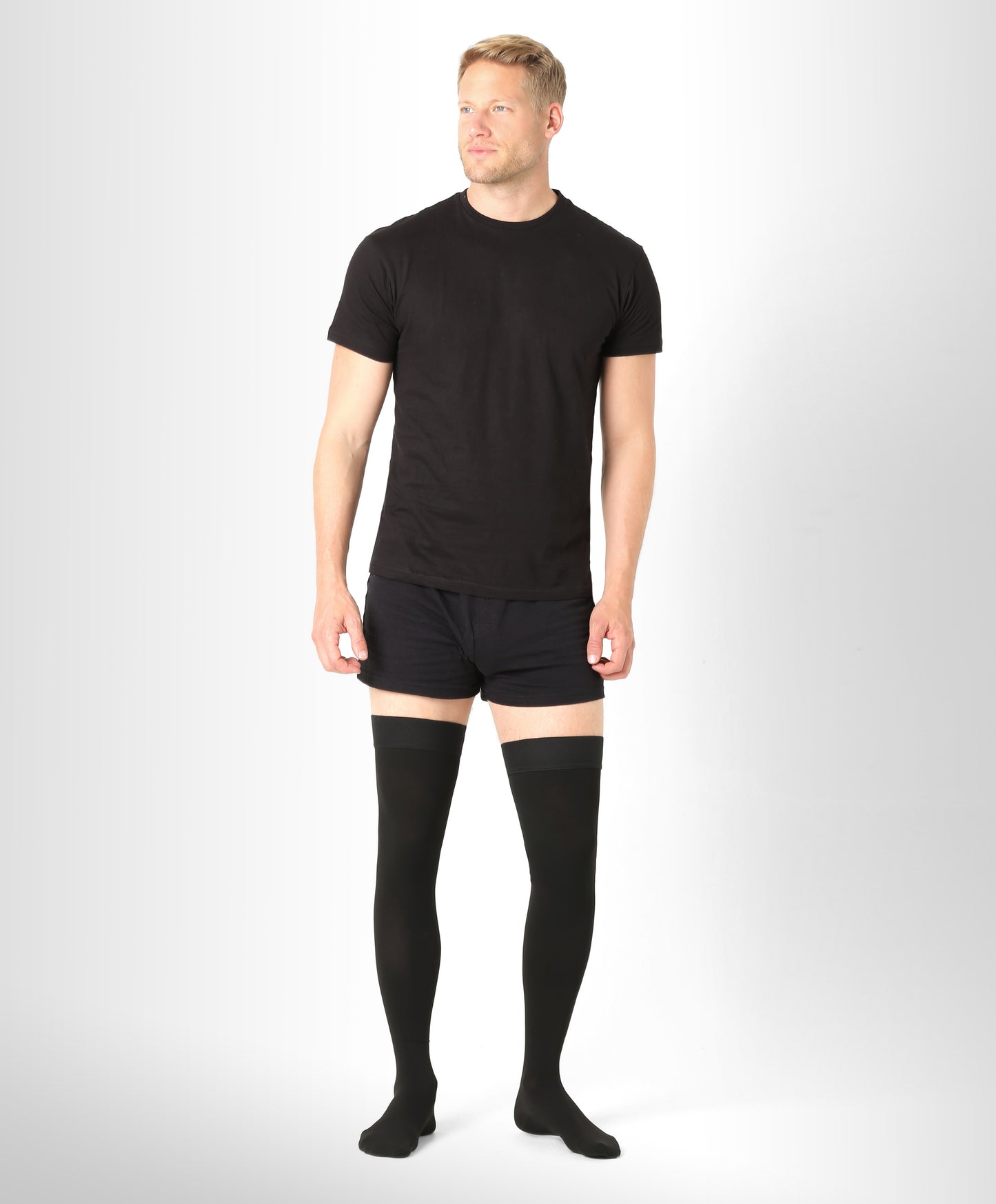 Lääkinnälliset reisipituiset kompressiosukat luokka 2 (23-32 mmHg), unisex, suljettu kärki, SOFT